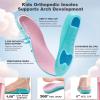 Boys Girls Kids Orthopedic Tennis Shoes: Wide Toe Box Comfortable Casual Plantar Fasciitis Arch Support Athletic Running Sneakers, Orthotic School Sports Walking Shoes for Foot and Pain Relief(K3-pink)