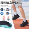 Boys Girls Kids Orthopedic Tennis Shoes: Wide Toe Box Comfortable Casual Plantar Fasciitis Arch Support Athletic Running Sneakers, Orthotic School Sports Walking Shoes for Foot and Pain Relief(K1-black)