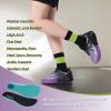 Women’s Orthopedic Diabetic Wide Running Shoes: Comfortable Casual Arch Support Plantar Fasciitis Sports Sneakers, High Arch Orthotic Work Tennis Walking Shoes for Foot and Heel Pain Relief(K3-black Purple)