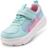 Boys Girls Kids Orthopedic Tennis Shoes: Wide Toe Box Comfortable Casual Arch Support Plantar Fasciitis Running Sneakers, Orthotic Athletic School Sport Walking Shoes for Foot and Pain Relief(K4-celeste)