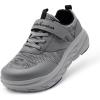 Boys Girls Kids Orthopedic Tennis Shoes: Wide Toe Box Comfortable Casual Plantar Fasciitis Arch Support Athletic Running Sneakers, Orthotic School Sports Walking Shoes for Foot and Pain Relief(K2-grey)