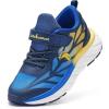 Kids Orthopedic Tennis Shoes for Boys and Girls: Comfortable Casual Plantar Fasciitis Arch Support Athletic Running Sneakers, Orthotic Breathable School Sports Walking Shoes for Foot and Pain Relief(W2-dark Blue)