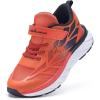 Kids Orthopedic Tennis Shoes for Boys and Girls: Comfortable Casual Plantar Fasciitis Arch Support Athletic Running Sneakers, Orthotic Breathable School Sports Walking Shoes for Foot and Pain Relief(W3-orange)