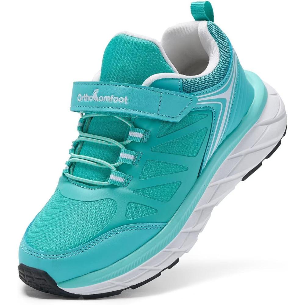 imageKids Orthopedic Tennis Shoes for Boys and Girls Comfortable Casual Plantar Fasciitis Arch Support Athletic Running Sneakers Little KidBig Kid School Sports Walking Shoes for Foot and Pain ReliefW5celeste