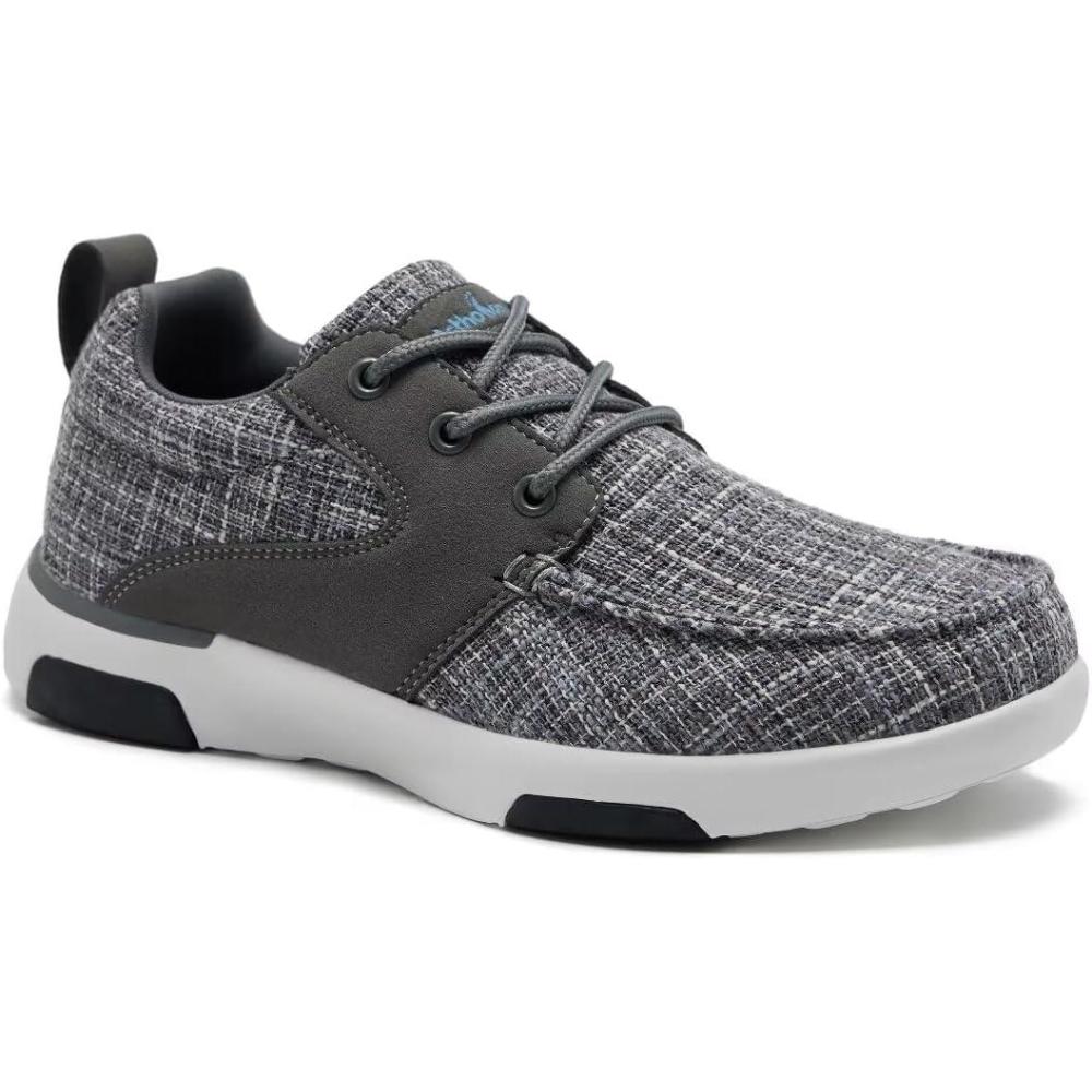 imageWomens Orthopedic Walking Shoes with Arch Support Comfortable Adjustable Fashion Sneakers for Plantar Fasciitis Casual Cushioned Orthotic Athletic Shoes for Foot and Ankle PainW2gray