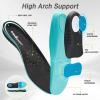 Men’s Orthopedic Fashion Sneakers with Arch Support: Comfortable Plantar Fasciitis Walking Shoes, Orthotic High Arch Flat Feet Pain Relief Casual Work Tennis Athletic Sports Sneakers(W1-black)