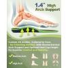OrthoComfoot High Arch Support Inserts for Women & Men – Orthotic Insoles for Plantar Fasciitis, Flat Feet, Heel Pain Relief, Comfortable Arch Shoe Soles for Standing All-Day, Size 11 Men/13 Women(W1-olive)