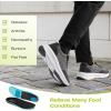 OrthoComfoot Men’s Orthopedic Fashion Sneakers: Comfortable Casual Arch Support Walking Shoes for Plantar Fasciitis and Flat Feet, Orthotic Tennis Work Shoes for Foot and Heel Pain(W2-grey)