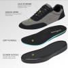 OrthoComfoot Men’s Orthopedic Fashion Sneakers for Plantar Fasciitis: Comfortable Orthotic Walking Shoes with Arch Support, Casual Orthotic Flat Feet Shoes for Ankle and Foot Pain Relief(W2-black)
