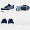 OrthoComfoot Men’s Orthopedic Fashion Sneakers for Plantar Fasciitis: Comfortable Orthotic Walking Shoes with Arch Support, Casual Orthotic Flat Feet Shoes for Ankle and Foot Pain Relief(W1-denim)