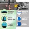 OrthoComfoot Plantar Fasciitis Orthotic Insoles – Comfortable High Arch Support Inserts for Women & Men, 220+lbs Heavy Duty Cushion Pain Relief Shoe Insole for Flat Feet – Arch Pain – Heel Pain -Work(Brown)