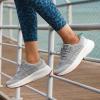 Women’s Orthopedic Fashion Sneakers for Plantar Fasciitis: Flat Feet Supportive Cushioned Walking Shoes with Arch Support, Orthotic Soft Casual Sneakers for Ankle and Foot Pain Relief(W4-grey)