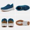 Women’s Orthopedic Fashion Sneakers for Plantar Fasciitis: Flat Feet Supportive Cushioned Walking Shoes with Arch Support, Orthotic Soft Casual Sneakers for Ankle and Foot Pain Relief(W3-blue)
