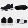 Women’s Orthopedic Walking Shoes with Arch Support: Comfortable Adjustable Fashion Sneakers for Plantar Fasciitis, Casual Cushioned Orthotic Athletic Shoes for Foot and Ankle Pain(W1-black)