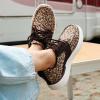 Women’s Orthopedic Walking Shoes with Arch Support: Comfortable Adjustable Fashion Sneakers for Plantar Fasciitis, Casual Cushioned Orthotic Athletic Shoes for Foot and Ankle Pain(W3-leopard)