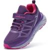 Kids Orthopedic Tennis Shoes for Boys and Girls: Comfortable Casual Plantar Fasciitis Arch Support Athletic Running Sneakers, Little Kid/Big Kid School Sports Walking Shoes for Foot and Pain Relief(W4-purple)