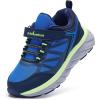 Kids Orthopedic Tennis Shoes for Boys and Girls: Comfortable Casual Plantar Fasciitis Arch Support Athletic Running Sneakers, Little Kid/Big Kid School Sports Walking Shoes for Foot and Pain Relief(W2-dark Blue)