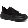 Men’s Orthopedic Fashion Sneakers for Plantar Fasciitis: Casual Supportive Cushioned Walking Shoes for Flat Feet and High Arch, Comfortable Arch Support Shoes for Foot and Heel Pain Relief(W1-black)