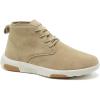 OrthoComfoot Men’s Orthopedic Ankle Boots Walking Shoes: Arch Support Leather Dress Oxfords for Plantar Fasciitis, Comfortable Orthotic Fashion Sneakers for Foot Heel Pain Relief(W2-camel)