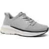 OrthoComfoot Men’s Orthopedic Fashion Sneakers with Arch Support: Casual Plantar Fasciitis Walking Shoes for Flat Feet, Comfortable Orthotic Soft Thick Sole Sneakers for Foot and Heel Pain Relief(W2-gray)