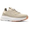OrthoComfoot Men’s Orthopedic Slip-On Loafers Walking Shoes: Comfortable Casual Arch Support Plantar Fasciitis Thick Sneakers, Breathable Work Tennis Orthotic Flat Feet Shoes for Foot Pain Relief(W2-beige)