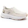 OrthoComfoot Women’s Orthopedic Slip On Loafers: Comfortable Orthotic Walking Shoes with Arch Support for Plantar Fasciitis, Canvas Thick Sole Loafers for Foot and Heel Pain Relief(W2-beige)