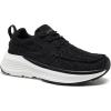 Women’s Orthopedic Fashion Sneakers for Plantar Fasciitis: Flat Feet Supportive Cushioned Walking Shoes with Arch Support, Orthotic Soft Casual Sneakers for Ankle and Foot Pain Relief(W1-black)