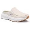 Women’s Orthopedic Loafers Slip On Walking Shoes: Comfortable Stability Arch Support Leisure High Instep Flexing Shoes, Outdoor Orthotic Durable Breathable House Slippers Beige Size 11