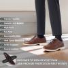 Men’s Orthopedic Business Dress Walking Shoes – Comfortable Arch Support Plantar Fasciitis Leather Wingtip Formal Oxford – Flat Feet Casual Cap Toe Tuxedo Patent Sneakers for Foot Heel Pain Relief(W2-dark Brown)