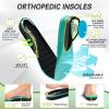 Men’s Orthopedic Diabetic Wide Walking Shoes: Comfortable Arch Support Plantar Fasciitis Heel Spur Laofers, Casual House Hammer Toes Swollen Slip On Loafers for Foot and Heel Pain Relief(K1-black)
