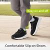 Men’s Orthopedic Fashion Sneakers: Comfortable Arch Support Plantar Fasciitis Orthotic Walking Shoes, Casual Work Supportive Sport Athletic Flat Feet Shoes for Foot and Heel Pain Relief(W1-black)