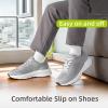 Men’s Orthopedic Fashion Sneakers: Comfortable Arch Support Plantar Fasciitis Orthotic Walking Shoes, Casual Work Supportive Sport Athletic Flat Feet Shoes for Foot and Heel Pain Relief(W2-gray)