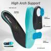 Men’s Orthopedic Fashion Sneakers: Comfortable Arch Support Plantar Fasciitis Orthotic Walking Shoes, Casual Work Supportive Sport Athletic Flat Feet Shoes for Foot and Heel Pain Relief(W1-black)