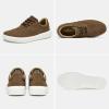 Men’s Orthopedic Fashion Sneakers with Arch Support: Plantar Fasciitis Walking Shoes for Flat Feet, Comfortable Casual Flat Feet Orthotic Shoes for Ankle and Heel Pain Relief(W4-khaki)