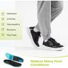 Men’s Orthopedic Leather Dress Fashion Sneakers: Comfortable Arch Support Leather Oxfords for Plantar Fasciitis, Orthotic Flat Feet Casual Walking Shoes for Foot and Heel Pain Relief(W1-black)