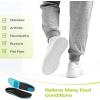 Men’s Orthopedic Leather Dress Fashion Sneakers: Comfortable Arch Support Leather Oxfords for Plantar Fasciitis, Orthotic Flat Feet Casual Walking Shoes for Foot and Heel Pain Relief(W2-white)