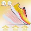 Men’s Orthopedic Road Running Shoes: Comfortable Casual Arch Support Plantar Fasciitis Walking Sneakers for Flat Feet, Orthotic Outdoor Gym Work Sports Tennis Shoes for Foot and Heel Pain Relief(W3-yellow)