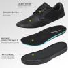 OrthoComfoot Men’s Orthopedic Leather Dress Walking Shoes: Comfortable Plantar Fasciitis Oxford with Arch Support, Flat Feet Casual Business Work Shoes for Foot and Heel Pain Relief(W1-black)