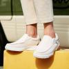 OrthoComfoot Women’s Orthopedic Comfortable Walking Shoes, Casual Arch Support Slip-On Shoes for Plantar Fasciitis, Breathable Orthotic Loafers for Foot and Heel Pain Relief(W2a-beige( Built-in Fleece Lining ))