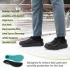 OrthoComfoot Women’s Orthopedic Wide Winter Slippers for Diabetic: Comfortable Arch Support Flat Feet Plantar Fasciitis Leather Dress Shoes, Cushion Casual Warm Orthotic Foot Heel Pain Walking Shoes(K1-black)