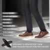 Orthopedic Business Leather Dress Shoes – Arch Support Plantar Fasciitis Comfortable Formal Wingtip Oxford for Mens – Casual Cap Toe Orthotics Patent Tuxedo Sneakers for Foot and Heel Pain Relief(W2-dark Brown)