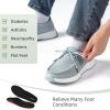 Women’s Orthopedic Leather Dress Walking Shoes: Casual Sneakers with Arch Support for Plantar Fasciitis, Comfortable Supportive Shoes with Orthotic Insoles for Foot and Heel Pain(W2-mint)