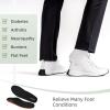 Women’s Orthopedic Leather Dress Walking Shoes: Casual Sneakers with Arch Support for Plantar Fasciitis, Comfortable Supportive Shoes with Orthotic Insoles for Foot and Heel Pain(W1-white)