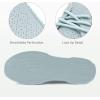 Women’s Orthopedic Leather Dress Walking Shoes: Casual Sneakers with Arch Support for Plantar Fasciitis, Comfortable Supportive Shoes with Orthotic Insoles for Foot and Heel Pain(W2-mint)