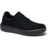 Men’s Orthopedic Fashion Sneakers with Arch Support: Plantar Fasciitis Walking Shoes for Flat Feet, Comfortable Casual Flat Feet Orthotic Shoes for Ankle and Heel Pain Relief(W1-black)