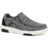 OrthoComfoot Women’s Orthopedic Comfortable Walking Shoes, Casual Arch Support Slip-On Shoes for Plantar Fasciitis, Breathable Orthotic Loafers for Foot and Heel Pain Relief(W6-grey/Black)