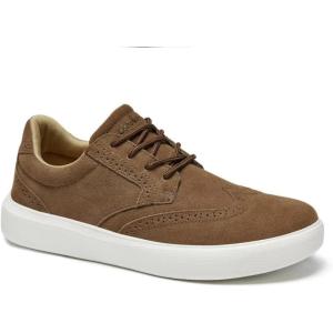 Men’s Orthopedic Fashion Sneakers with Arch Support: Plantar Fasciitis Walking Shoes for Flat Feet, Comfortable Casual Flat Feet Orthotic Shoes for Ankle and Heel Pain Relief(W4-khaki)