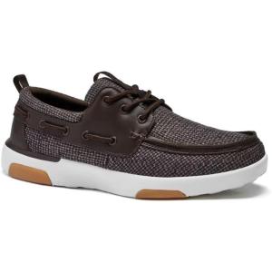 OrthoComfoot Men’s Orthopedic Walking Shoes with Arch Support: Casual Plantar Fasciitis Slip-On Loafers for Flat Feet, Orthotic Adjustable Fashion Sneakers for Foot and Heel Pain(W2-brown)