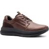Men’s Orthopedic Leather Dress Walking Shoes: Comfortable Plantar Fasciitis Business Oxford with Arch Support, Casual Cushion Flat Feet Orthotic Walking Shoes for Foot and Heel Pain Relief(W2-brown)