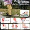 Women’s Orthopedic Wide Plantar Fasciitis Shoes: Comfortable Arch Support Diabetic Orthotic Flat Feet Trail Running Athletic Hiking Sneakers, Casual Sports Trekking Walking Shoes for Foot Heel Pain(K1-black)